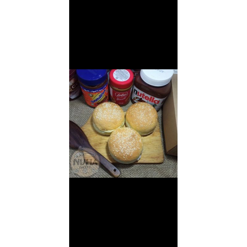 ROTI BURGER/BUN BURGER JUMBO 85gr