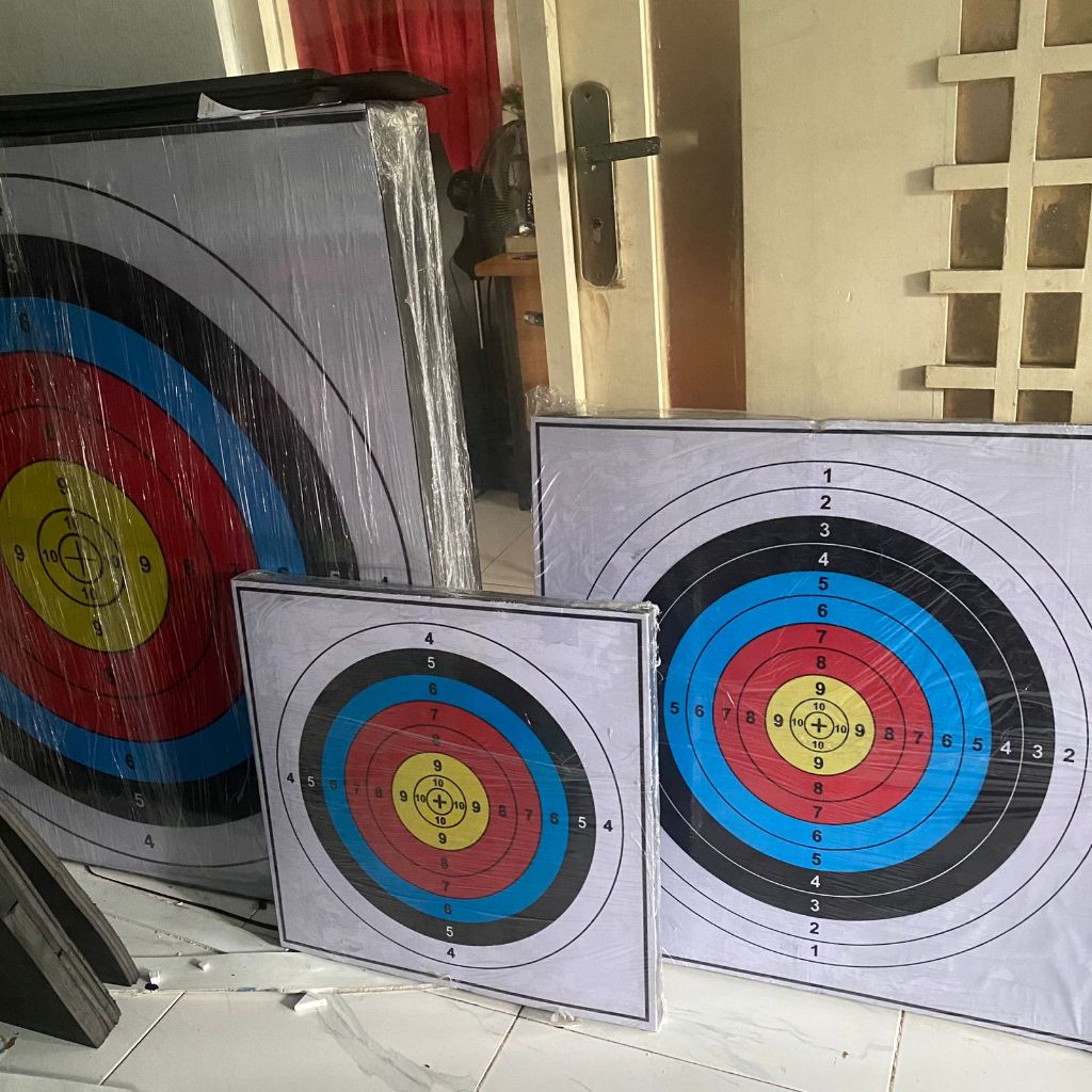 Bantalan Panahan 125 x 125 CM x 5CM  Target Sasaran Panahan Target Panahan Busa Ati Eva Foam shoot t
