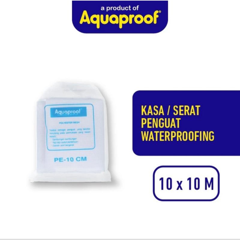 Polyester Mesh Aquaproof 10cm x 10meter / Serat Kain / Serat Kasa / Kasa aquaproof / Kain Aquaproof 