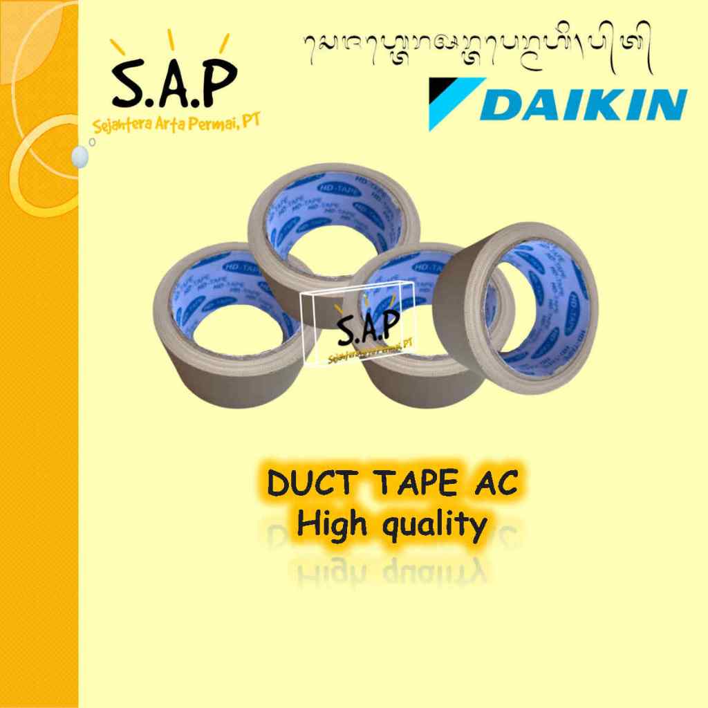 Duct Tape AC / Isolasi AC - Lem