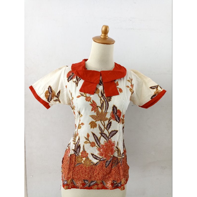 BLUS BATIK WANITA KANTOR MURAH - 610CB51