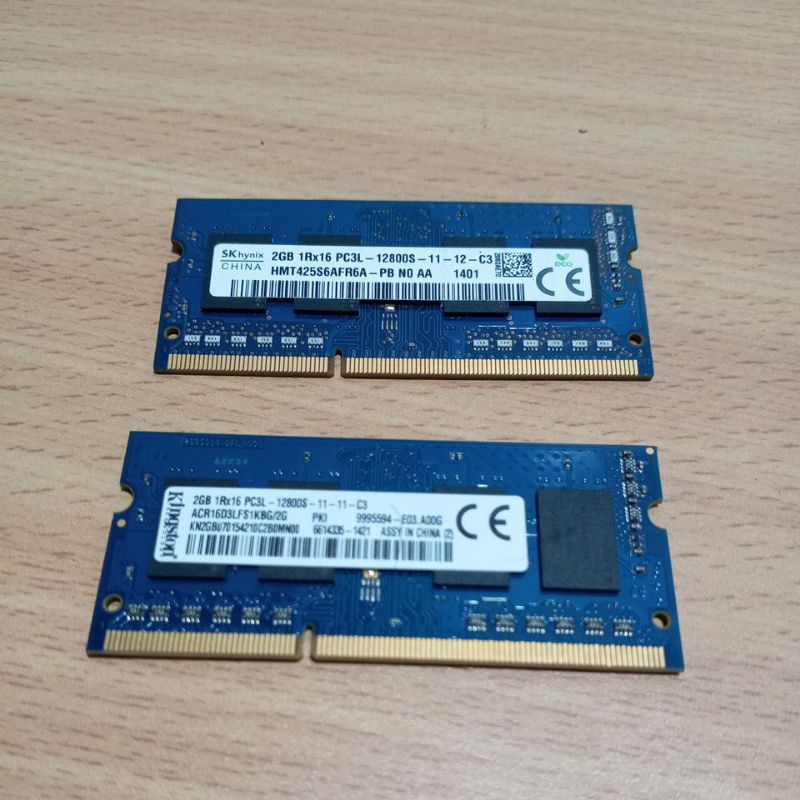 Ram Memory Laptop 2GB DDR3L  2 Gb Laptop
