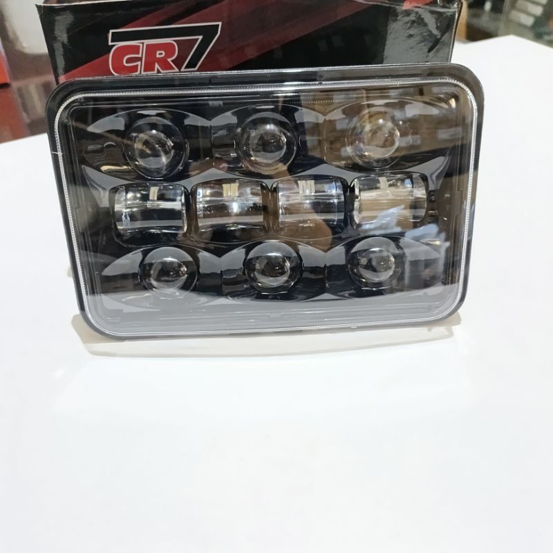 lampu daymaker led lampu daymaker 10 mata model kotak super terang CR 7