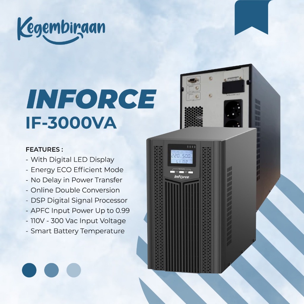 INFORCE UPS IF 3000WA Stabilizer UPS 3000VA Komputer