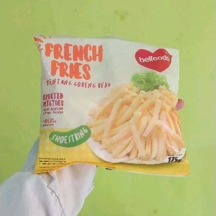 

BELFOODS KENTANG GORENG 175gr | FRENCH FRIES | FROZENFOOD