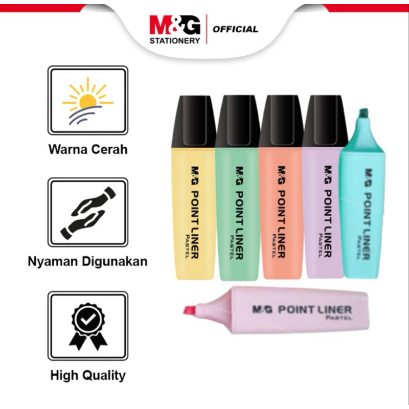 

Stabilo/ Highlighter M&G Pastel Series