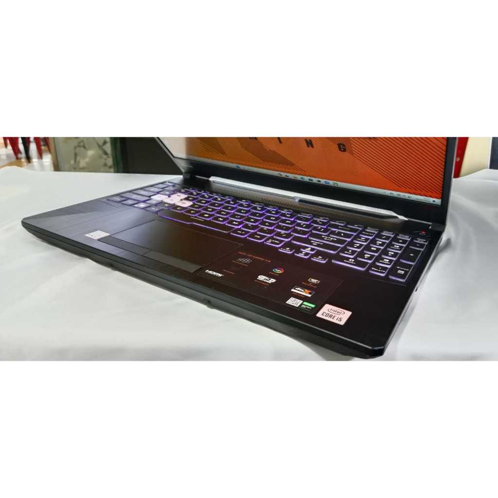 Laptop asus tuf gaming core i5 gen10 ssd 512 gb vga gtx1650 4gb ram 8g