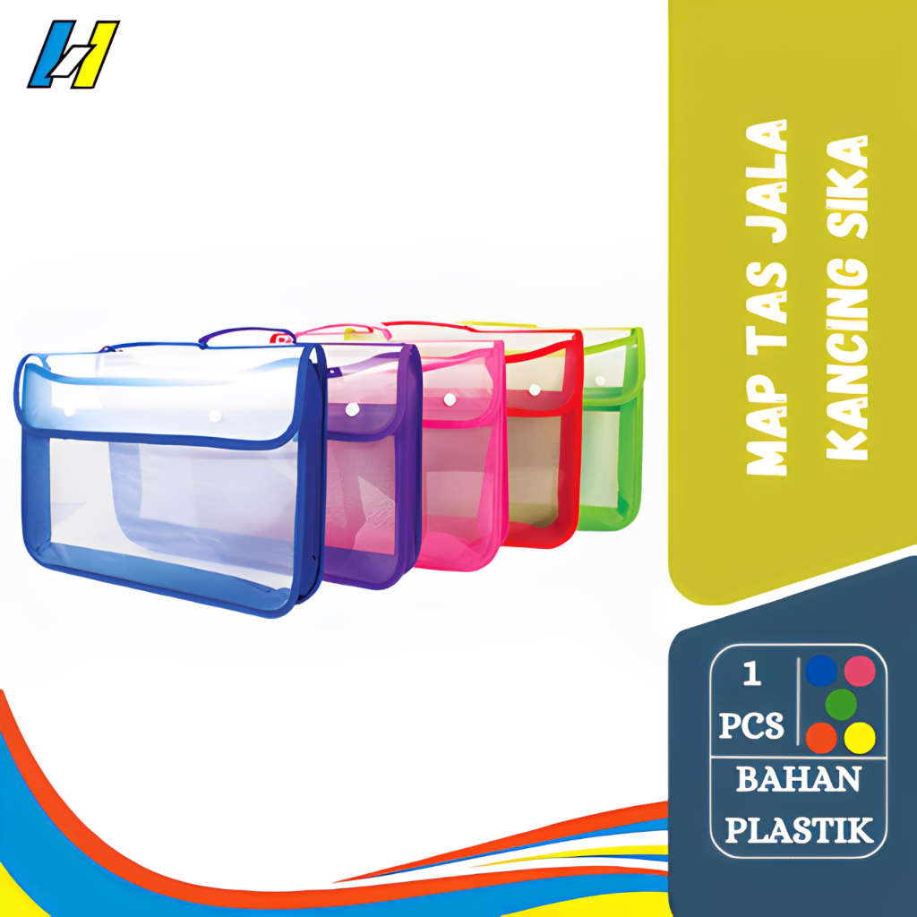 

MAP TAS JALA 2 KANCING SIKA ANEKA WARNA 1 PCS/BUAH