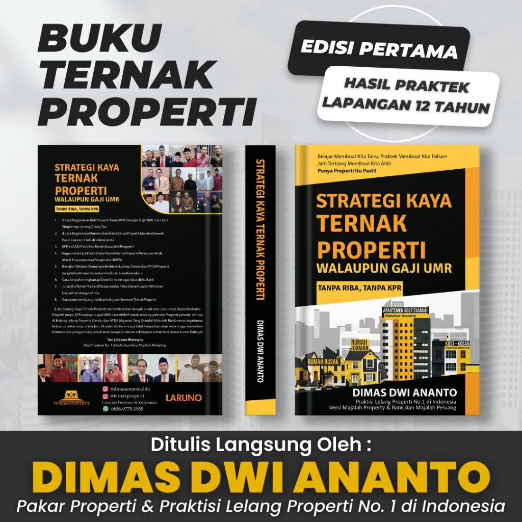 BUKU STRATEGI KAYA TERNAK PROPERTI WALAUPUN GAJI UMR