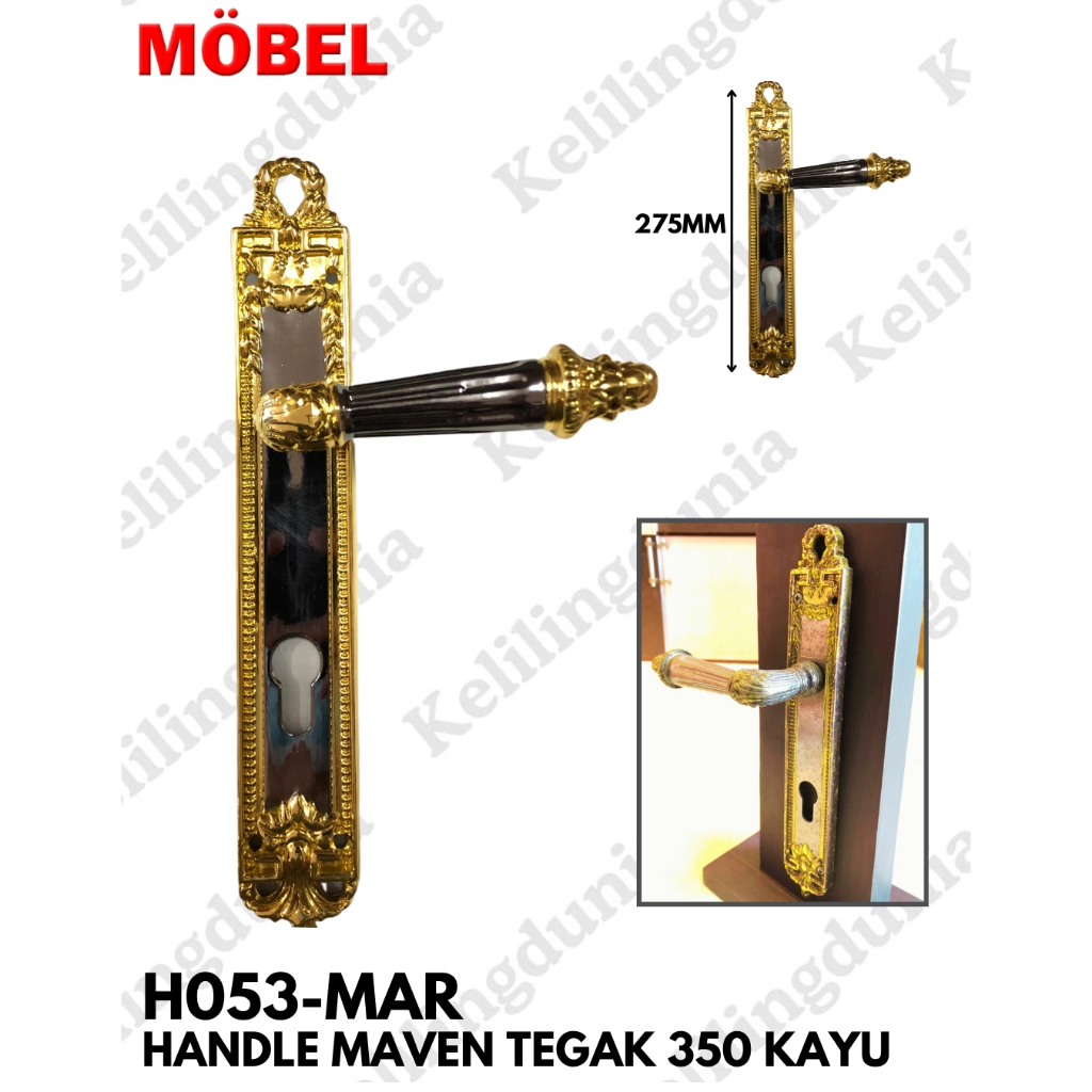 Handle Gagang Pintu Lemari Minimalis Modern Handle Maven Tegak Kayu