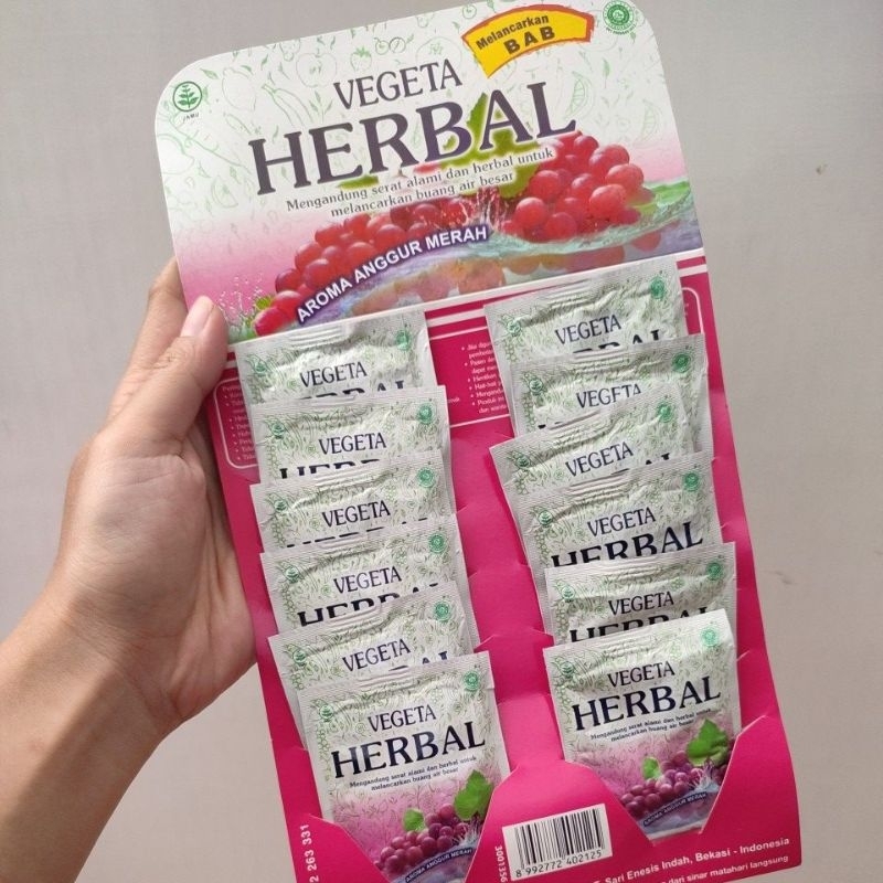 VEGETA HERBAL sachet melancarkan BAB