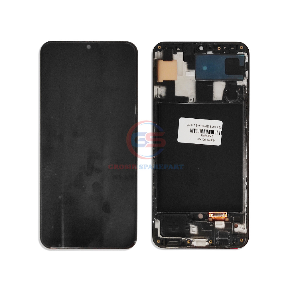LCD SAMSUNG A50 / A505 / A50S / A507 + FRAME + FINGER FULLSET TOUCHSCREEN
