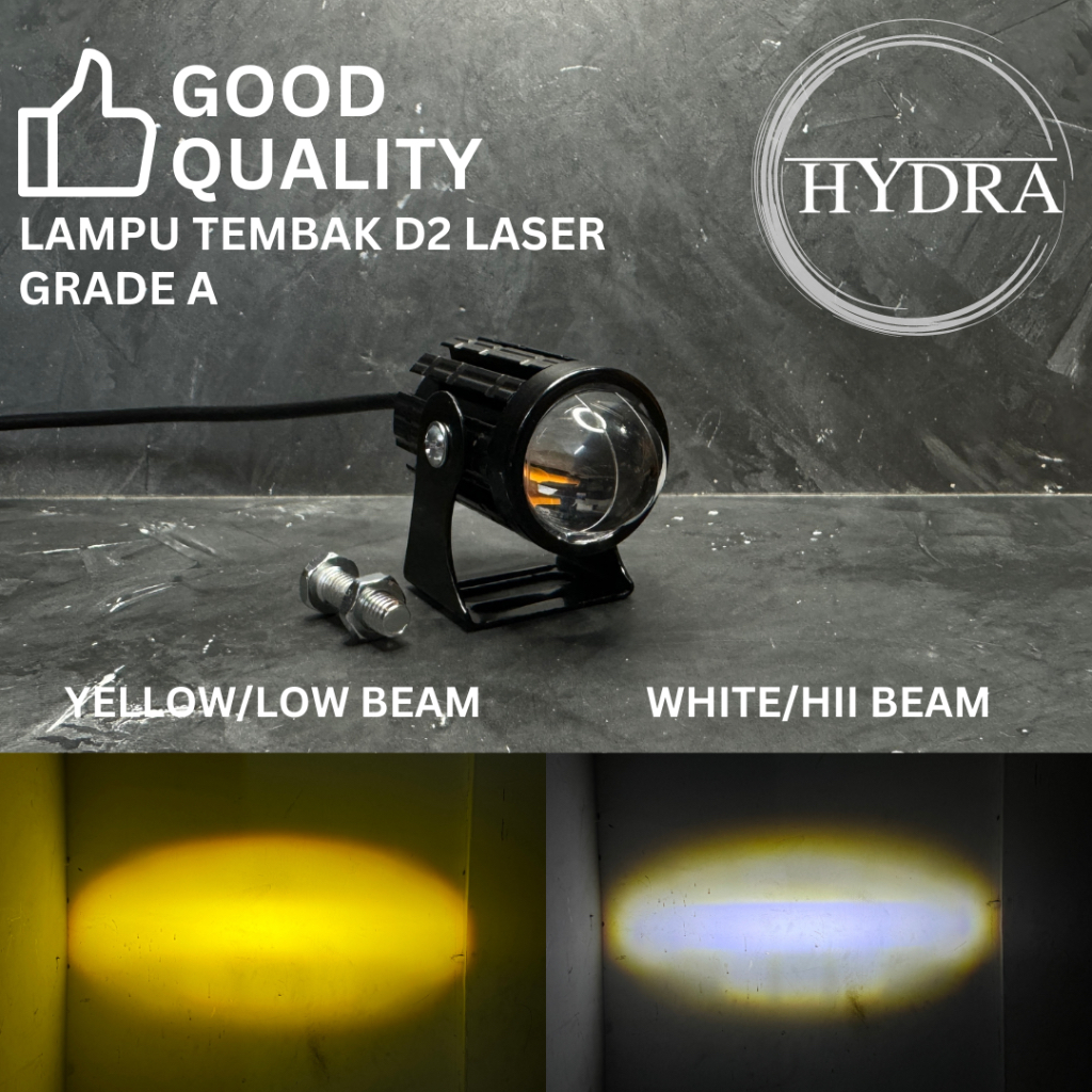 Lampu tembak laser led D2  / Lampu tembak laser mobil motor