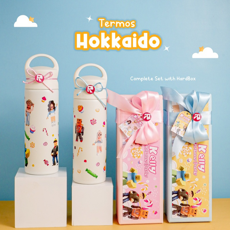 

CUSTOM - Hampers Ultah Anak - Suvenir Ulang Tahun Tumbler - Souvenir Termos Karakter (Kemasan Hardbox) Souvenir Ulang Tahun anak