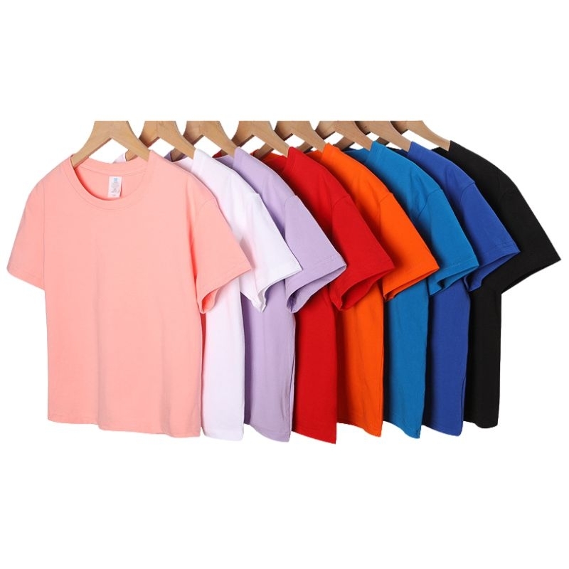 KAOS ANAK BAHAN KATUN KAOS POLOS ANAK LAKI LAKI PEREMPUAN 1-12 TAHUN