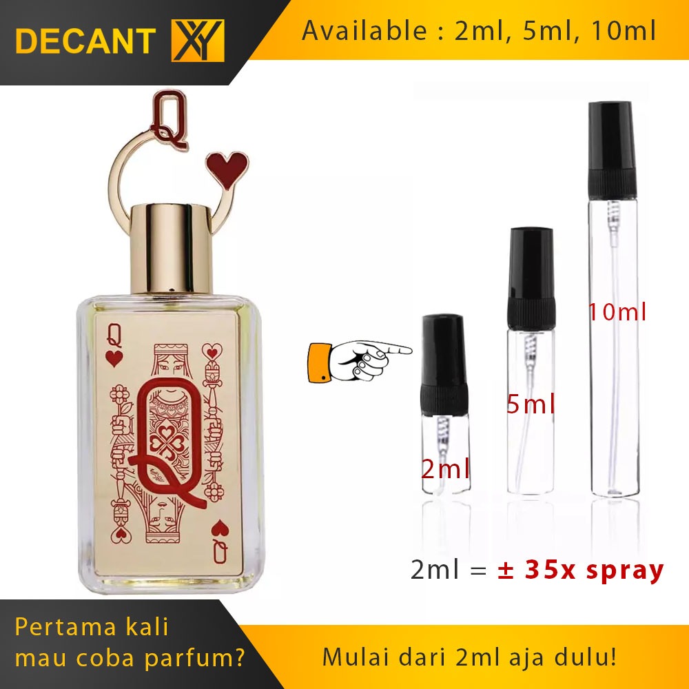 Decant Fragrance World Queen of Hearts EDP 2ml 5ml 10ml