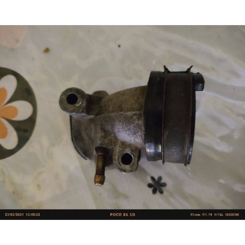 intek mio,sambungan karbulator mio ori