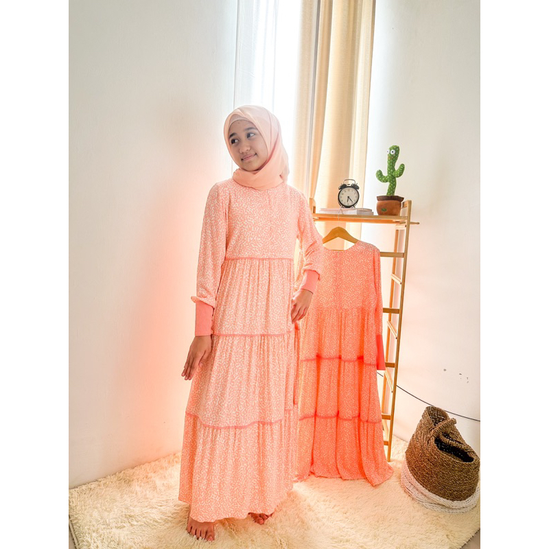 Malaika Dress / Gamis Anak, gamis anak tanggung, gamis anak 9 tahun  gamis anak 13 tahun, gamis anak