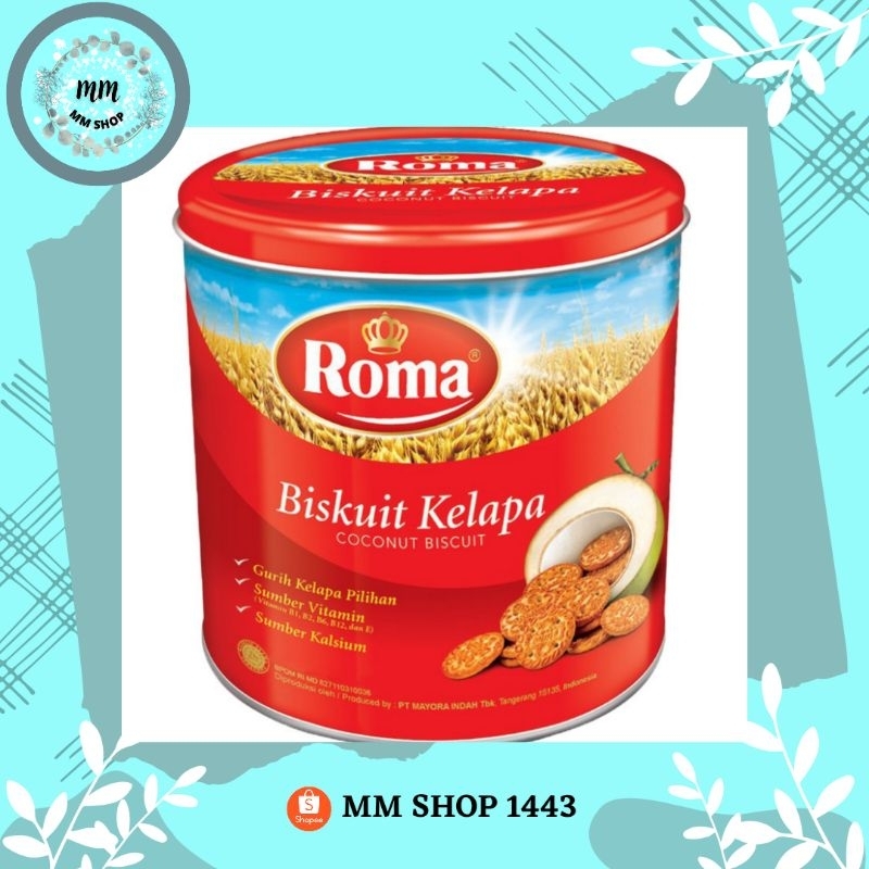 

⚜MMSHOP⚜ Roma Biskuit Kelapa Kaleng 345 g