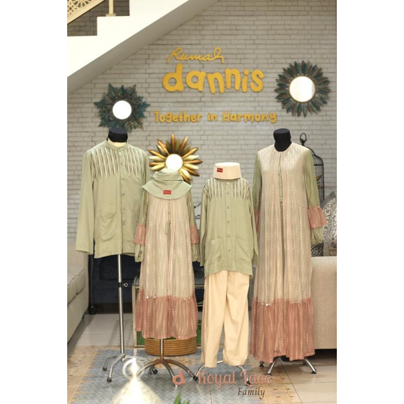 SALE 35% NEW DANNIS SARIMBIT D ROYAL LACE SIZE ANAK / sarimbit dannis murah