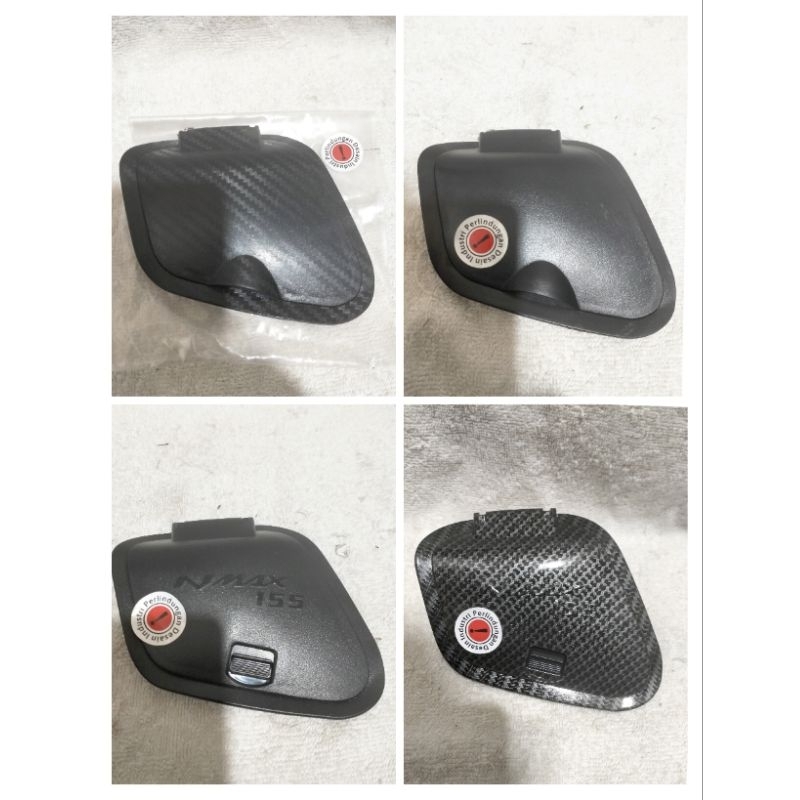 tutup dashboard kiri depan nmax new 2020-2023 cover laci nmax new 2020-2023 tutup bagasi kiri karbon