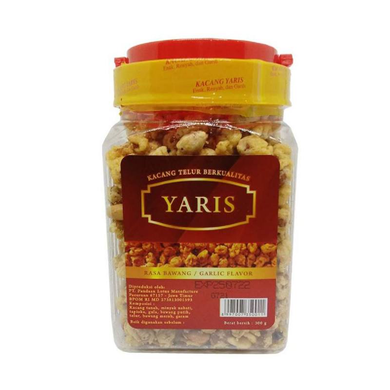 

Kacang Telur Bawang Cap Yaris Toples / NIGOORI