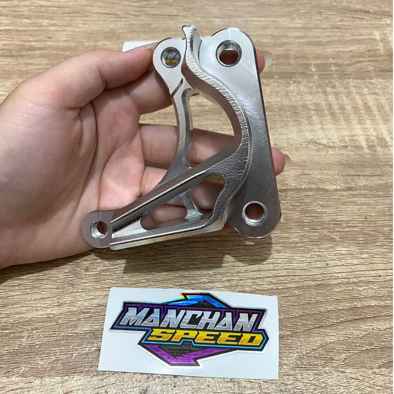 BREKET KALIPER CAKRAM DEPAN DISC 300 320 mm NOUVO VIXION SCORPIO BYSON MX KING RX KING RXK NEW 2 PIS