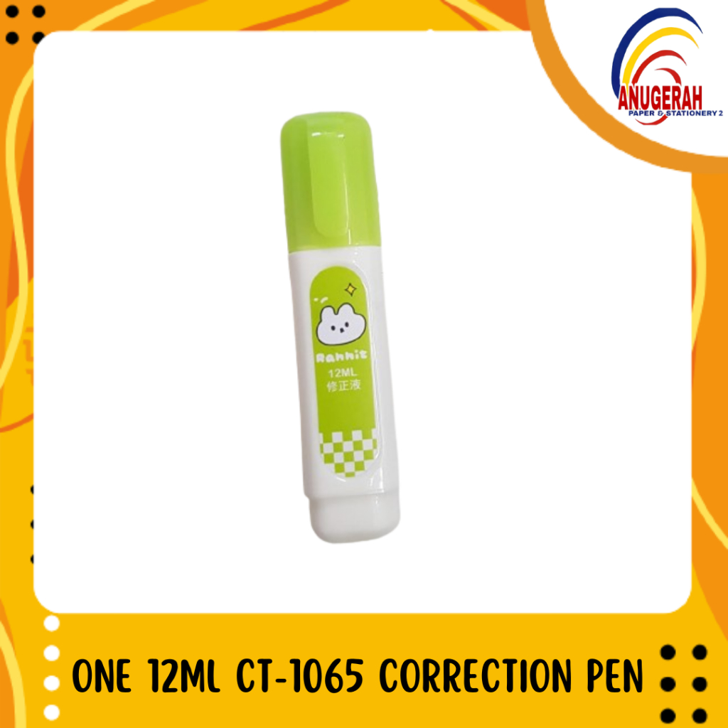 

ONE 12ML CT-1065 CORRECTION PEN (PCS)