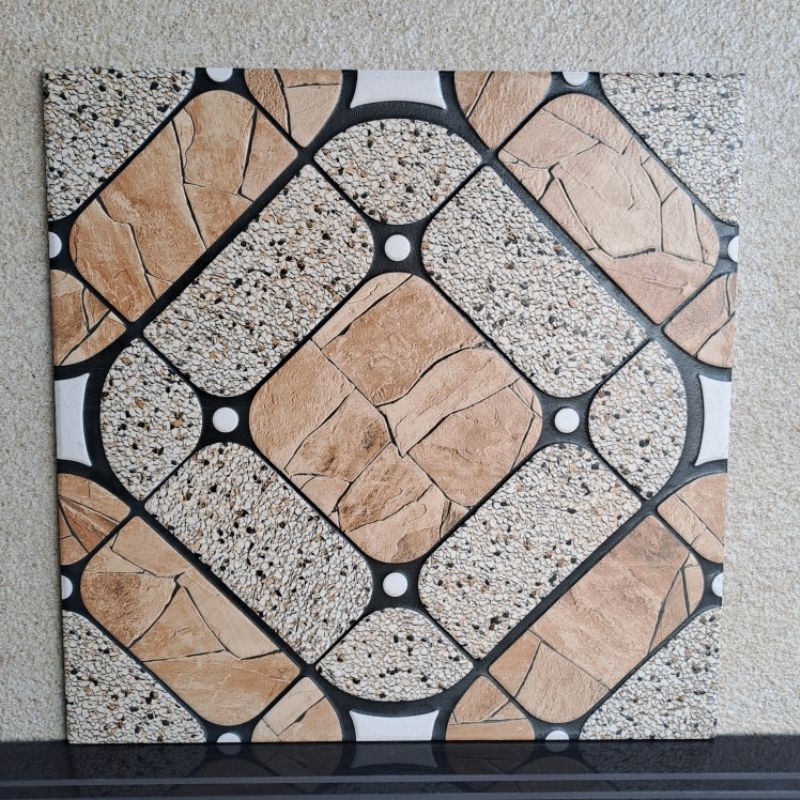 Keramik Lantai Garasi / Keramik Lantai Teras / Keramik Carport / Keramik 40x40 Mulia Tile MONTASIO B