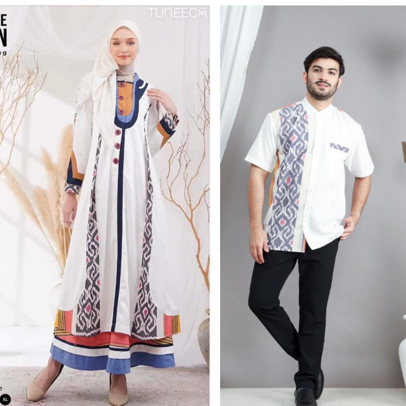 ABAYA TUNEECA PUTIH TUNEECA EDP JUWITA PILIANG EDP-2022022 THE PRECIOUS PEARL BY TUNEECA ,ABAYA GAMI