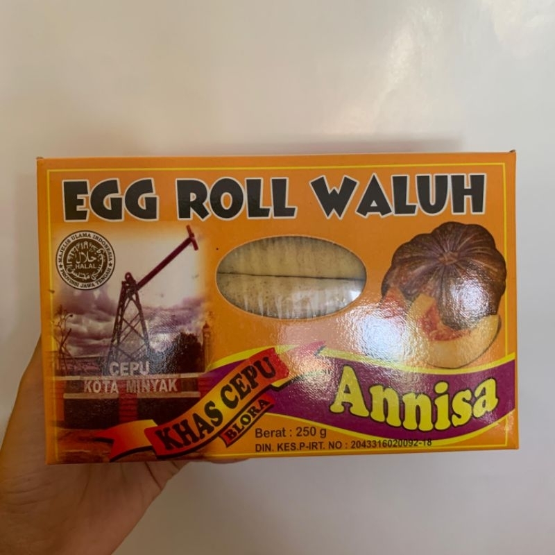 

TERMURAH!!!!!! EggRoll Waluh Annisa Oleh-Oleh Khas Cepu, Blora