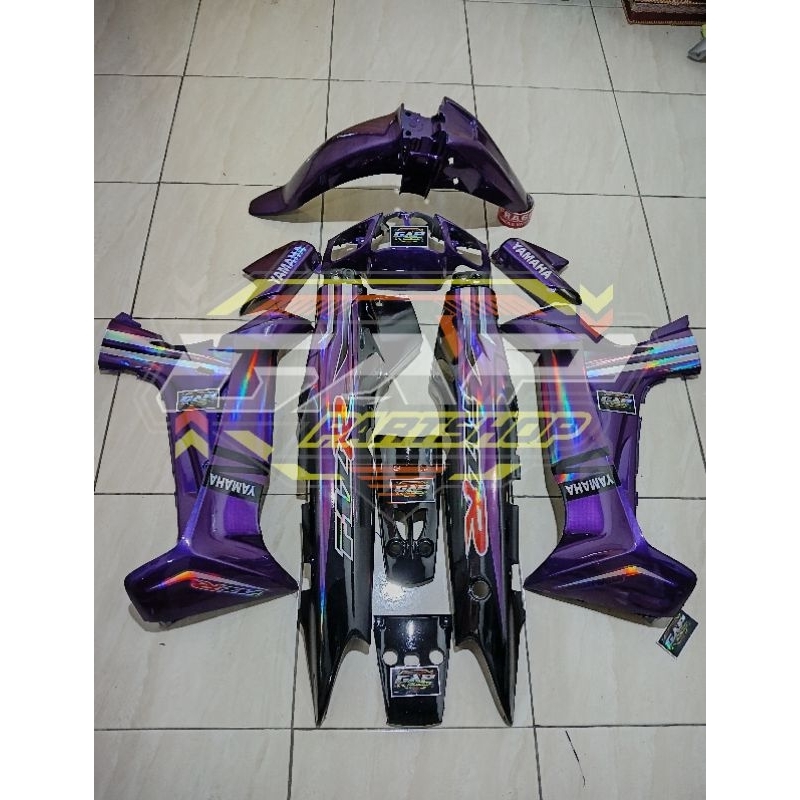 COVER BODY HALUS FIZR SPECIAL EDITION HOLOGRAM UNGU HITAM FULLSET FIZR