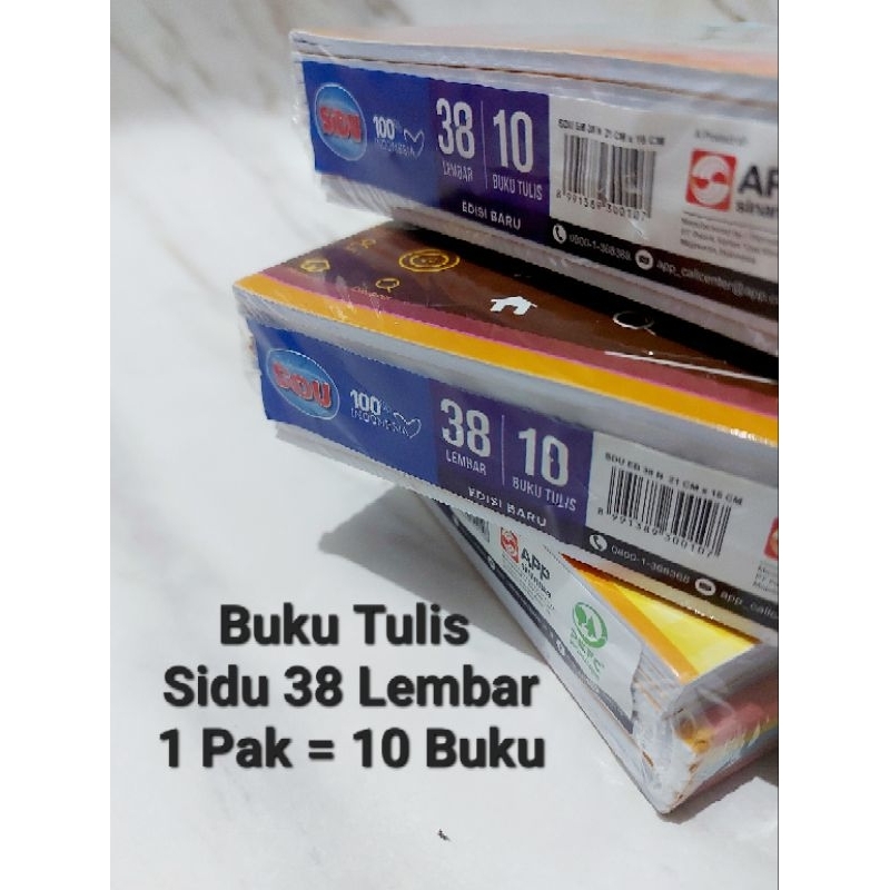 

(10 buku ) Bk Tulis 38 murah Sidu 38 /Buku Murah /Buku Tulis