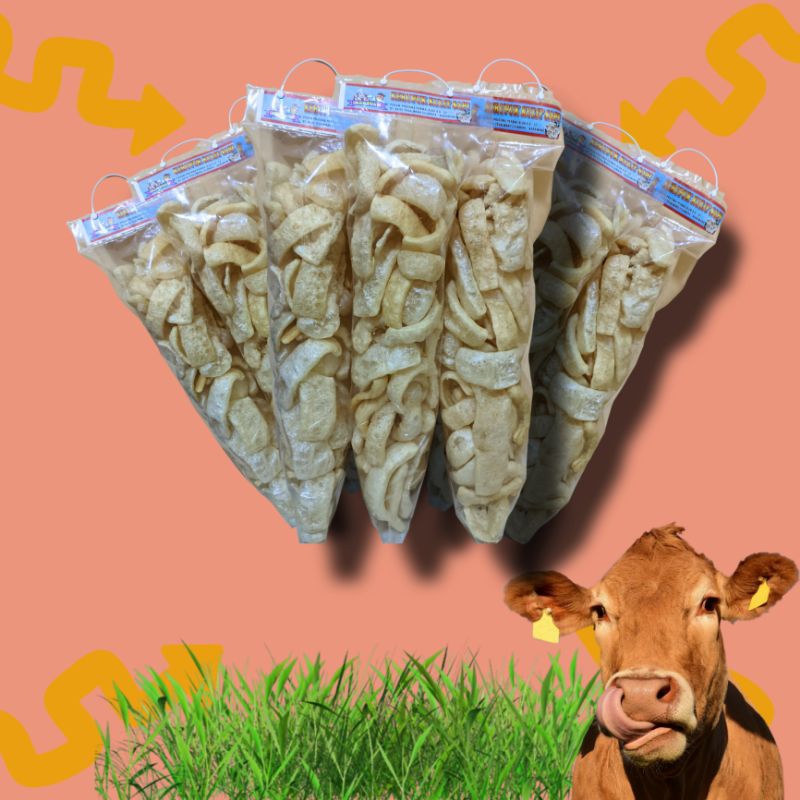 

Krupuk Kulit Sapi Asli 100% ORIGINAL kriuk kriuk 250gr