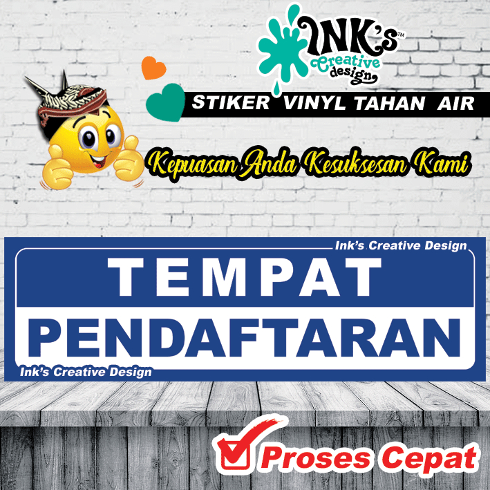 

Stiker Tempat Pendaftaran - Rumah sakit - poli klinik - puskesmas - dokter praktek