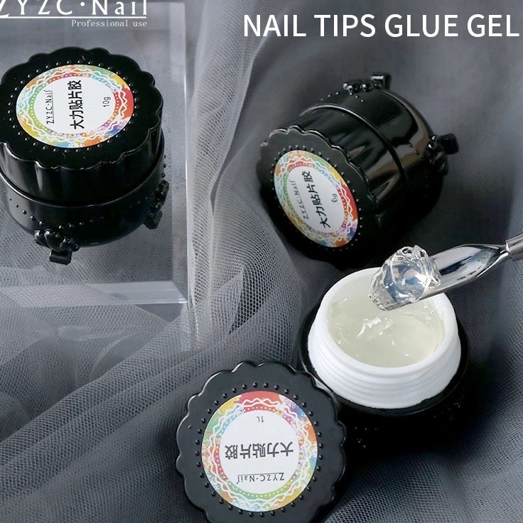 NEW ZYZC Nail Tip Glue  Lem Soft Nail Tip Gel UV  Lem Kuku UV Extension