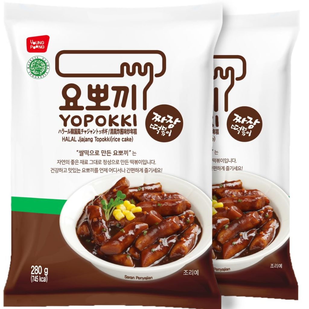 

Yopokki Jjajang Topokki Instan Halal/Jjajang Topokki RiceCake 280gr