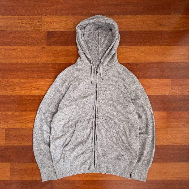 Uniqlo zip hoodie ( L ) pria