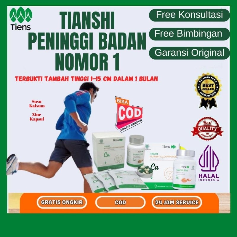 PENINGGI BADAN || PENINGGI BADAN TIENS || OBAT TINGGI ||PENINGGI BPOM TIENS ZINC ORIGINAL 100%Terbai