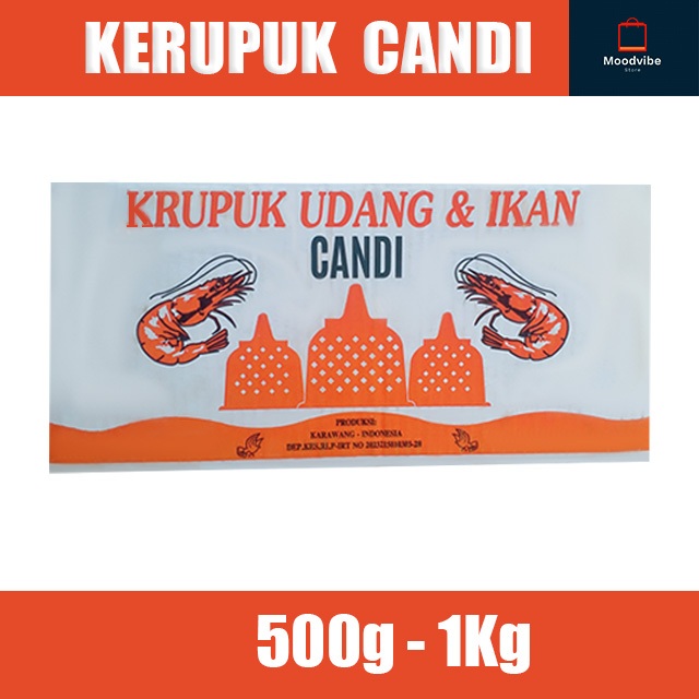 

Kerupuk Udang & Ikan Candi 500g - 1kg