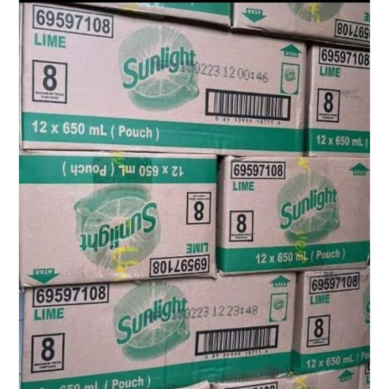 Sunlight jeruk 650ml 1 dus isi 12pcs