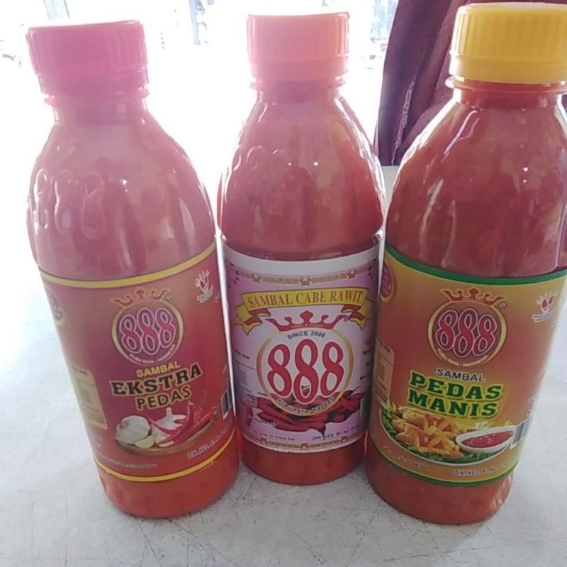 

Sambal 888 Pedas Manis/Extra Pedas 350ml