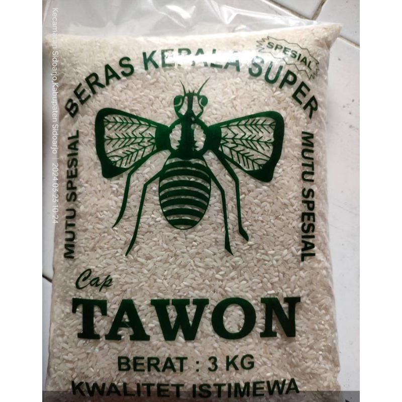 

beras pulen merk tawon