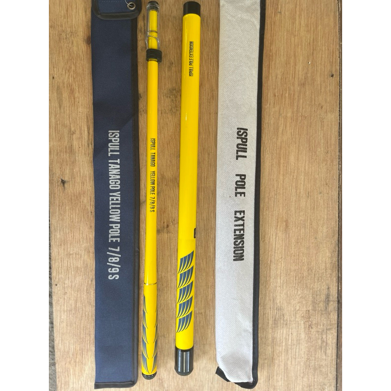 Ispull Tanago Yellow Pole 7/8/9 S + Ispull Pole Extension (Sepaket)