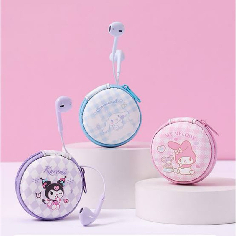 COD Earphone Miniso 3.5mm In-Ear Earphone Type C Headset Type C Headset Kuromi Headset Miniso