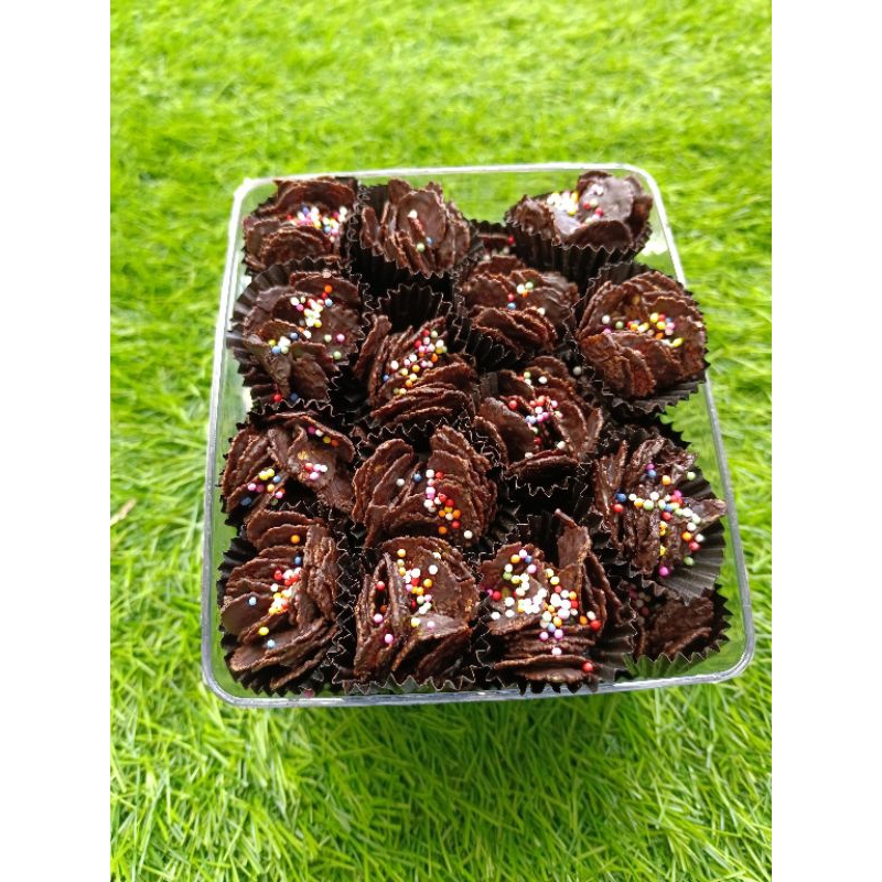 

Cornflakes Coklat| Kue kering Lebaran