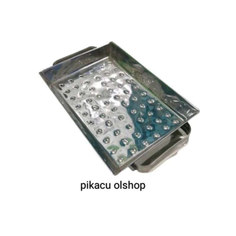 Nampan cetakan cendol dawet ayu saring stainless murah cetakan cendol dawet ayu