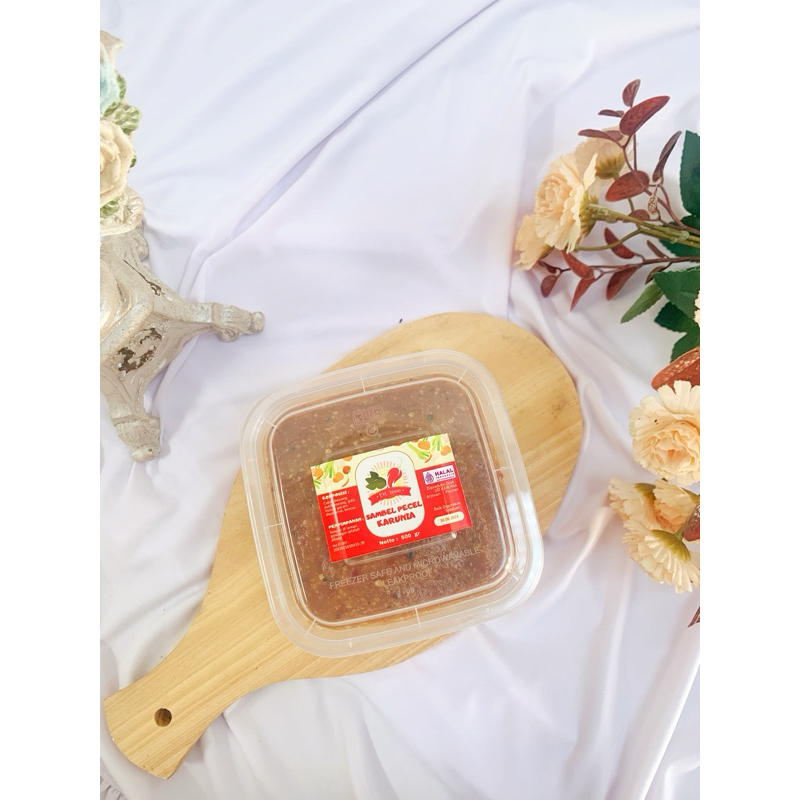 

KARUNIA SAMBEL PECEL PEDAS KHAS JAWA TIMUR SAMBEL KACANG ASLI TANPA PENGAWET 500gr