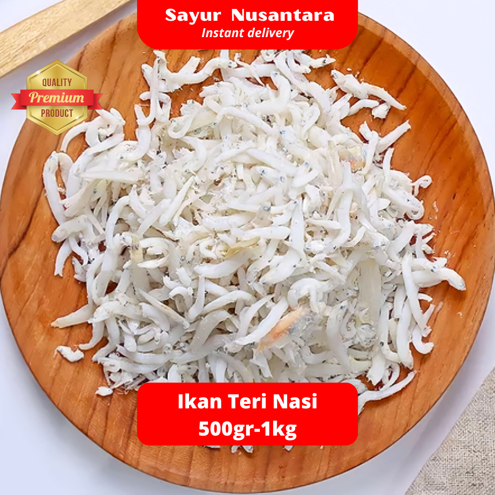 

Ikan Teri Nasi Asin Premium 500gr-1kg - Sayur Nusantara