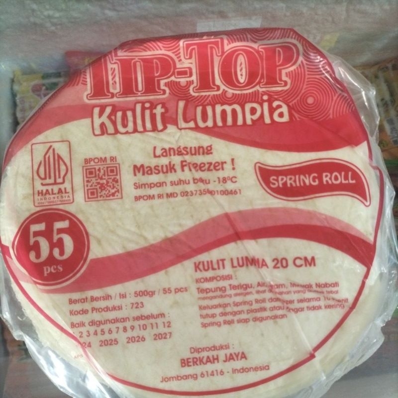 Kulit Lumpia Tip Top isi 55